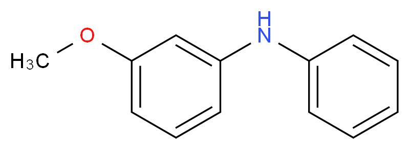 3-methoxy-N-phenylaniline_分子结构_CAS_101-16-6