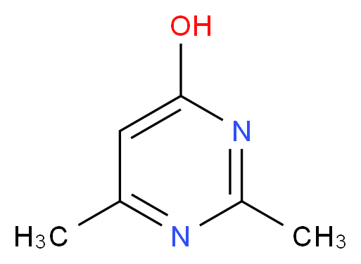 2,6-dimethylpyrimidin-4-ol_分子结构_CAS_6622-92-0