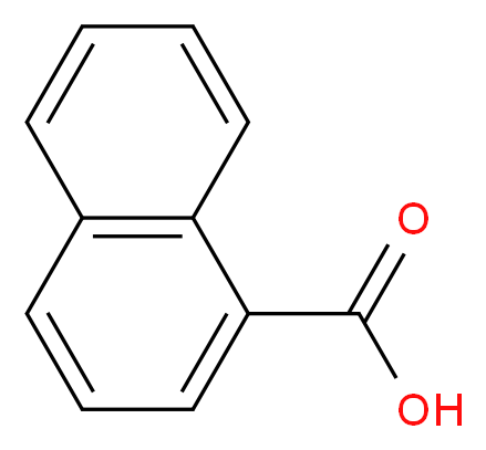 naphthalene-1-carboxylic acid_分子结构_CAS_86-55-5