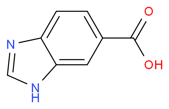 1H-1,3-benzodiazole-6-carboxylic acid_分子结构_CAS_15788-16-6