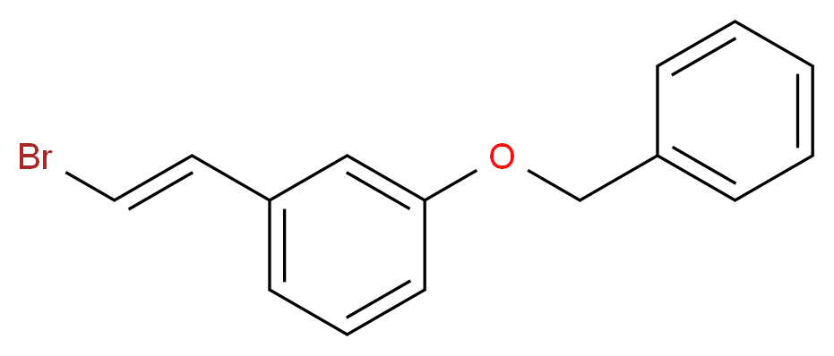 1-(BENZYLOXY)-3-[(E)-2-BROMOVINYL]BENZENE_分子结构_CAS_)