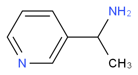 1-Pyridin-3-yl-ethylamine_分子结构_CAS_56129-55-6)
