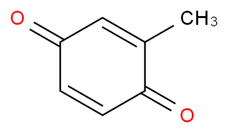 2-methylcyclohexa-2,5-diene-1,4-dione_分子结构_CAS_553-97-9