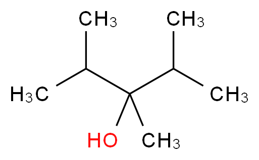 2,3,4-三甲基-3-戊醇_分子结构_CAS_3054-92-0)