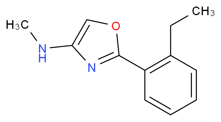 2-(2-ETHYL-PHENYL)-OXAZOL-4-YL-METHYLAMINE_分子结构_CAS_885273-94-9)