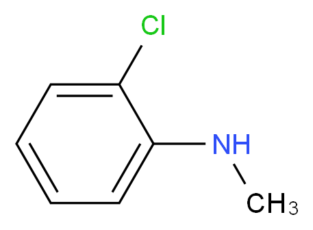 2-chloro-N-methylaniline_分子结构_CAS_932-32-1