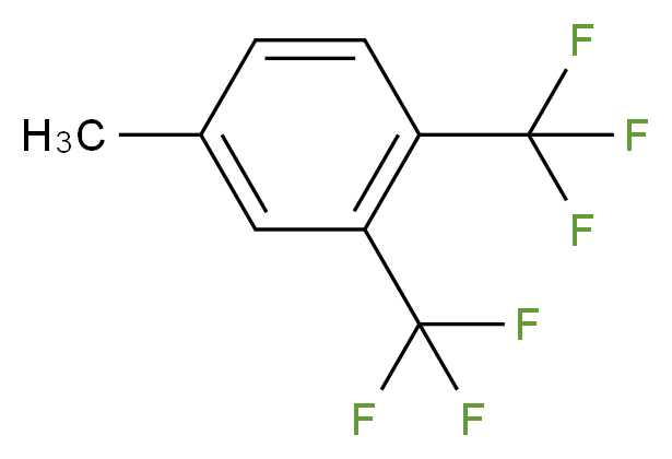 3,4-Bis(trifluoromethyl)toluene_分子结构_CAS_716-25-6)