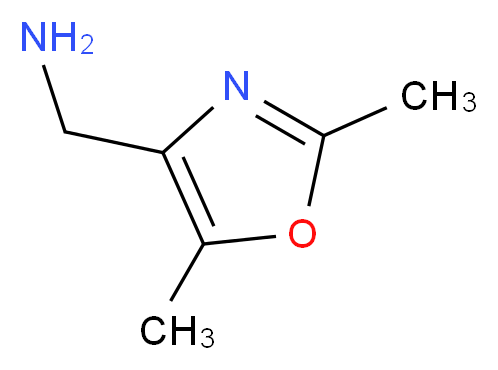 (2,5-dimethyl-1,3-oxazol-4-yl)methylamine_分子结构_CAS_859850-62-7)