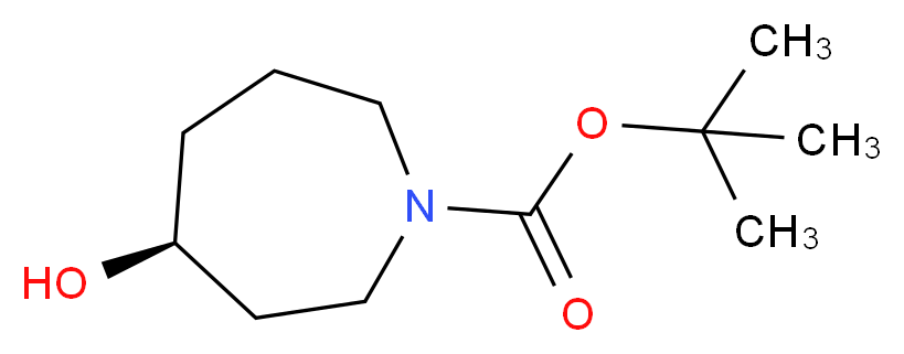 tert-butyl (4S)-4-hydroxyazepane-1-carboxylate_分子结构_CAS_1174020-38-2