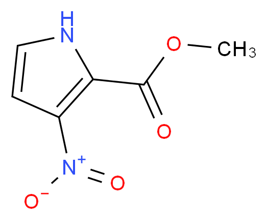 methyl 3-nitro-1H-pyrrole-2-carboxylate_分子结构_CAS_858449-17-9