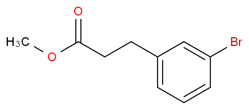 Methyl 3-(3-bromophenyl)propionate_分子结构_CAS_151583-29-8)