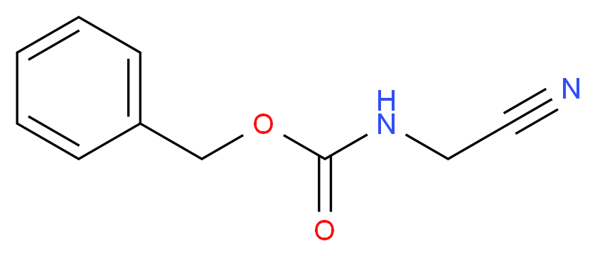 benzyl N-(cyanomethyl)carbamate_分子结构_CAS_3589-41-1