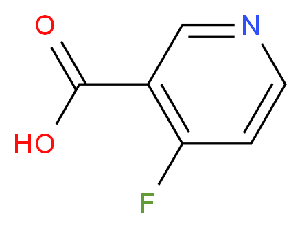 4-fluoropyridine-3-carboxylic acid_分子结构_CAS_152126-33-5