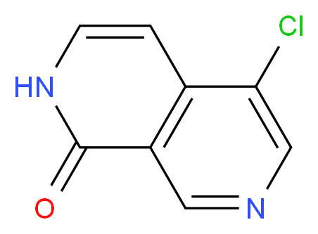 5-CHLORO-2,7-NAPHTHYRIDIN-1(2H)-ONE_分子结构_CAS_)