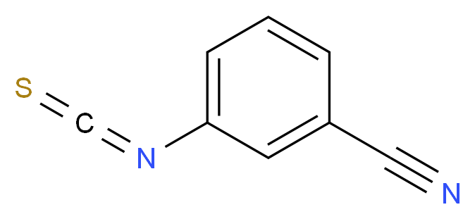 3-Cyanophenyl isothiocyanate_分子结构_CAS_3125-78-8)