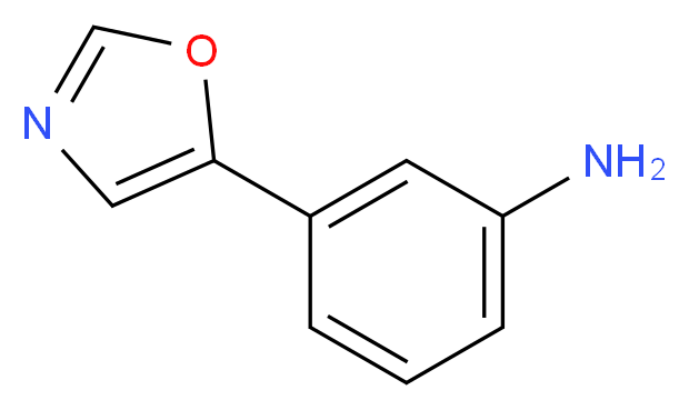 3-(1,3-Oxazol-5-yl)aniline_分子结构_CAS_157837-31-5)