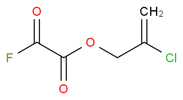 2-chloroprop-2-en-1-yl 2-fluoro-2-oxoacetate_分子结构_CAS_115686-70-9