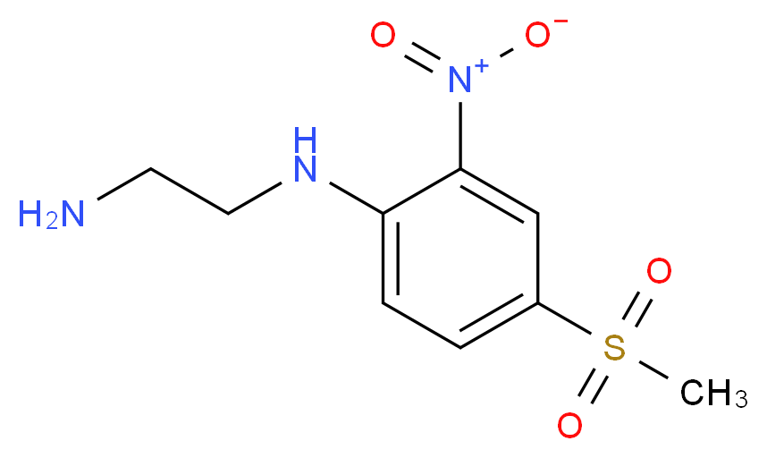 N-(2-Aminoethyl)-N-[4-methylsulphonyl)-2-nitrophenyl]amine_分子结构_CAS_)