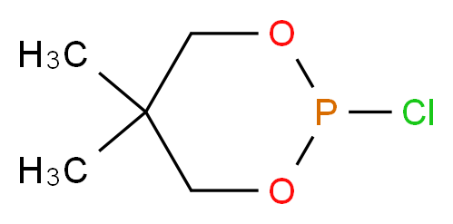 2-chloro-5,5-dimethyl-1,3,2-dioxaphosphinane_分子结构_CAS_2428-06-0