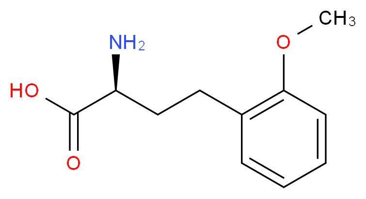 (2S)-2-amino-4-(2-methoxyphenyl)butanoic acid_分子结构_CAS_1089276-09-4