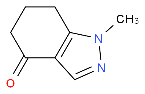 1-Methyl-1,5,6,7-tetrahydroindazol-4-one_分子结构_CAS_85302-16-5)