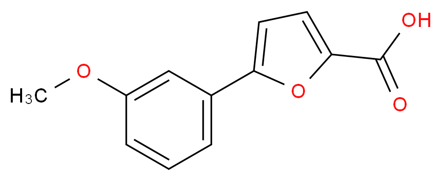 5-(3-Methoxyphenyl)-2-furoic acid_分子结构_CAS_54022-96-7)