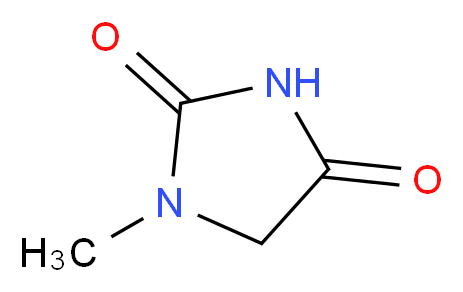 1-methylimidazolidine-2,4-dione_分子结构_CAS_616-04-6