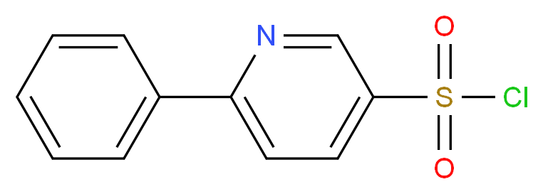 6-phenyl-3-pyridinesulfonyl chloride_分子结构_CAS_884507-12-4)