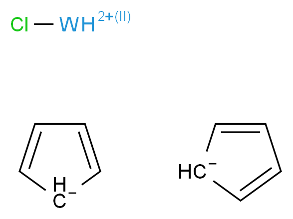 双(环戊二烯基)氢氯化钨(IV)_分子结构_CAS_51177-12-9)