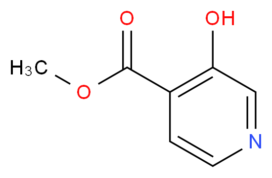 Methyl 3-hydroxyisonicotinate_分子结构_CAS_10128-72-0)