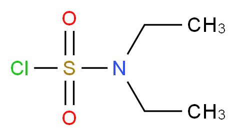 Diethylsulfamoyl chloride_分子结构_CAS_)