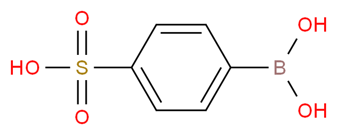 4-(dihydroxyboranyl)benzene-1-sulfonic acid_分子结构_CAS_913836-00-7