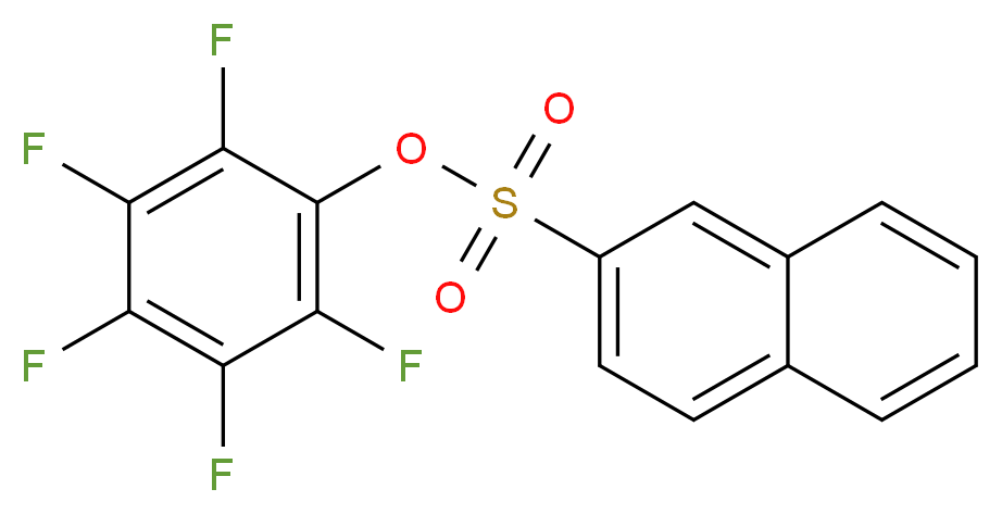 2,3,4,5,6-Pentafluorophenyl 2-naphthalenesulfonate_分子结构_CAS_)