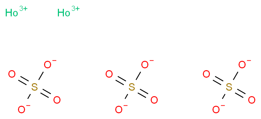 硫酸钬(III)_分子结构_CAS_15622-40-9)