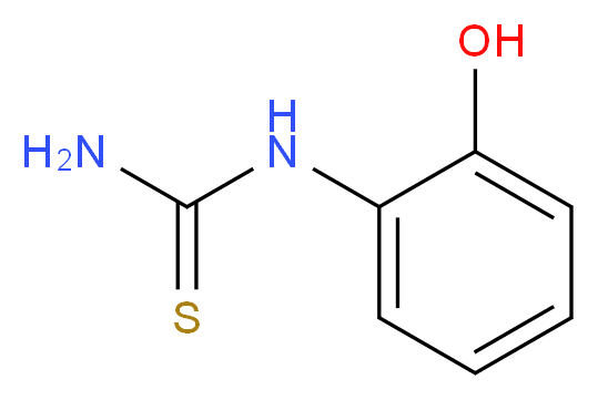 (2-hydroxyphenyl)thiourea_分子结构_CAS_1520-26-9