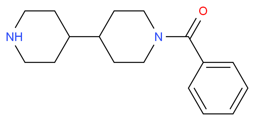 1-benzoyl-4-(piperidin-4-yl)piperidine_分子结构_CAS_878440-79-0