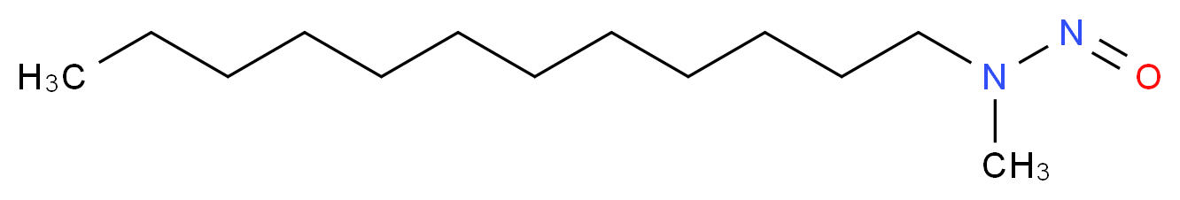 dodecyl(methyl)nitrosoamine_分子结构_CAS_55090-44-3