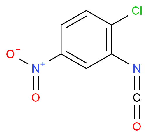 1-chloro-2-isocyanato-4-nitrobenzene_分子结构_CAS_68622-16-2