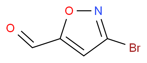 3-Bromo-5-isoxazolecarboxaldehyde_分子结构_CAS_128133-59-5)