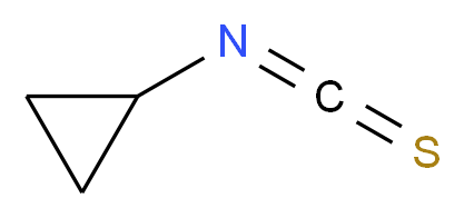 异硫氰酸环丙酯_分子结构_CAS_56601-42-4)