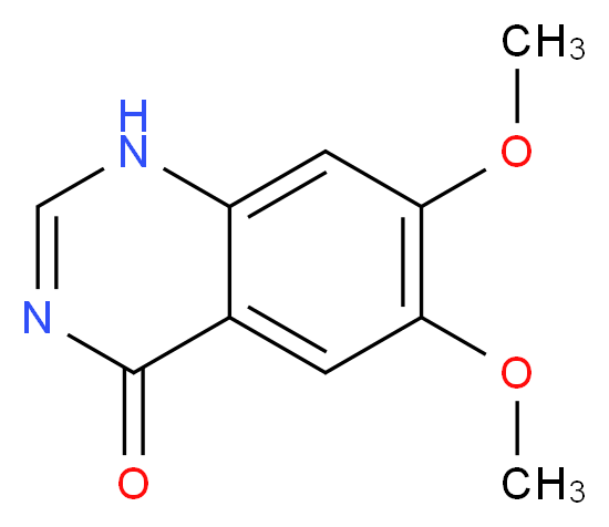 6,7-dimethoxy-1,4-dihydroquinazolin-4-one_分子结构_CAS_13794-72-4