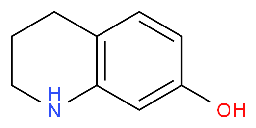 7-Hydroxy-1,2,3,4-tetrahydroquinoline_分子结构_CAS_58196-33-1)