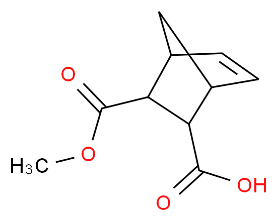 3-(Methoxycarbonyl)bicyclo[2.2.1]hept-5-ene-2-carboxylic acid_分子结构_CAS_36897-94-6)