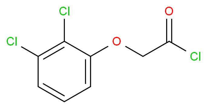 (2,3-Dichlorophenoxy)acetyl chloride_分子结构_CAS_85630-84-8)