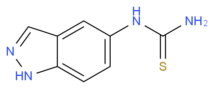 (1H-indazol-5-yl)thiourea_分子结构_CAS_381211-81-0