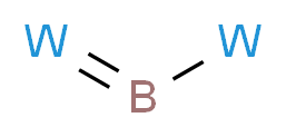 DITUNGSTEN MONOBORIDE_分子结构_CAS_12007-10-2)