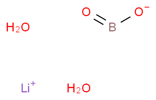 lithium(1+) ion dihydrate oxoborinate_分子结构_CAS_15293-74-0