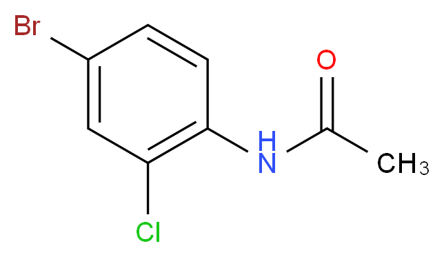 4-Bromo-2-chloroacetanilide_分子结构_CAS_3460-23-9)