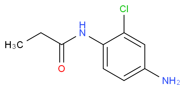 N-(4-amino-2-chlorophenyl)propanamide_分子结构_CAS_754193-08-3