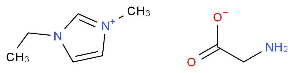 1-Ethyl-3-methylimidazolium aminoacetate_分子结构_CAS_766537-74-0)